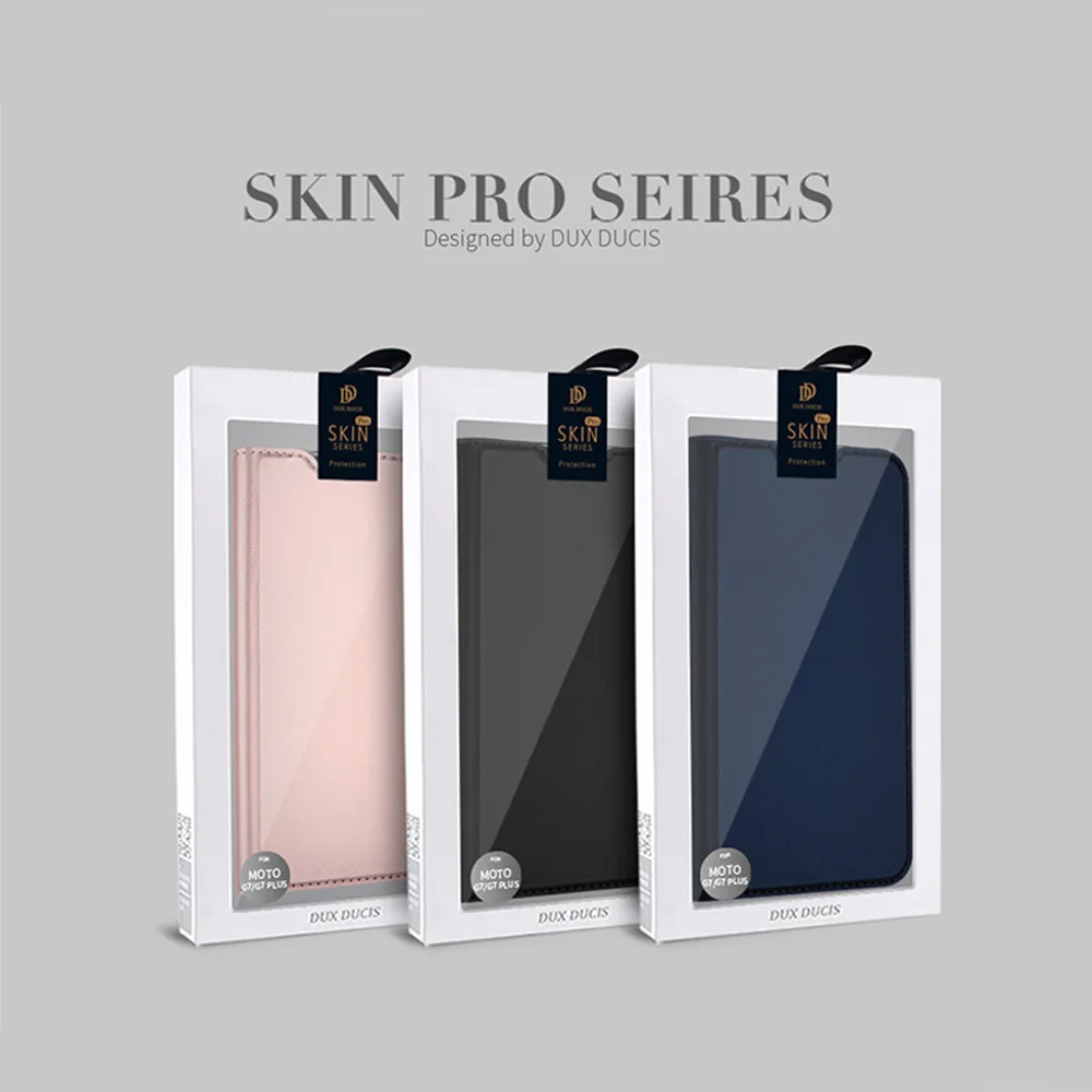 DUX DUCIS PU Leather Wallet Case For Moto G7 Luxury Flip Card Slot Cover Motorola Plus G 7 G7Plus 6.2 inch Hoesje | Мобильные