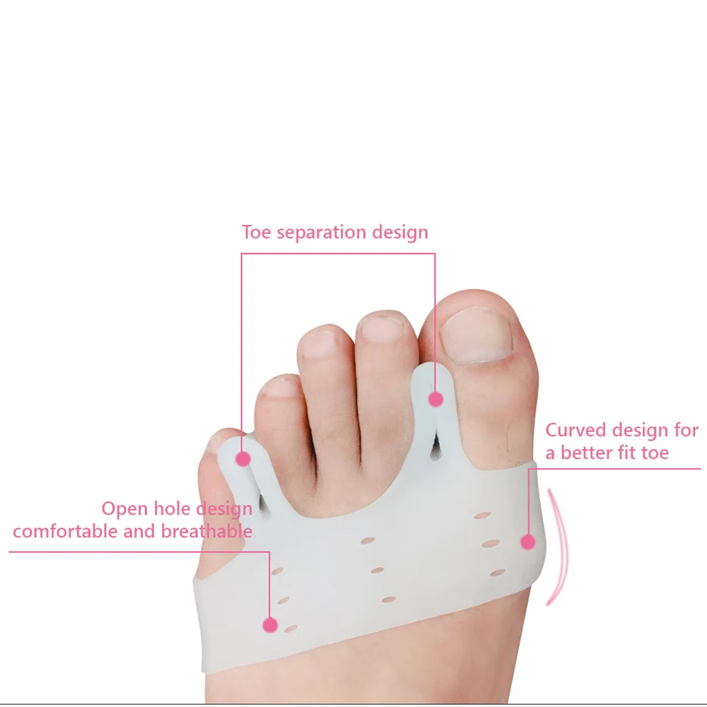 Защитные накладки для обуви Demine мягкие гелевые вставки Hallux Valgus снятия