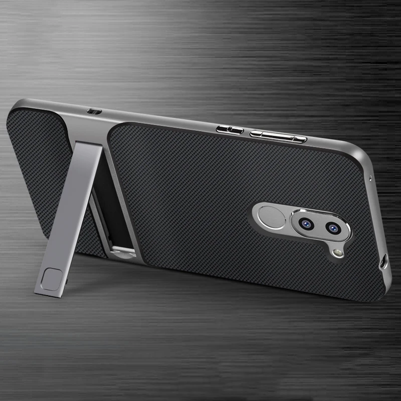 Ультратонкий чехол подставка для Huawei Honor 6X ТПУ + ПК экран 5 дюйма 2 в 1 Mate 9 Lite|lite case|case