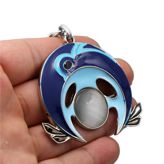 

Game jewelry lUNA logo dota keychains key holder Charm Keychain Pendant Keyring Jewelry new style
