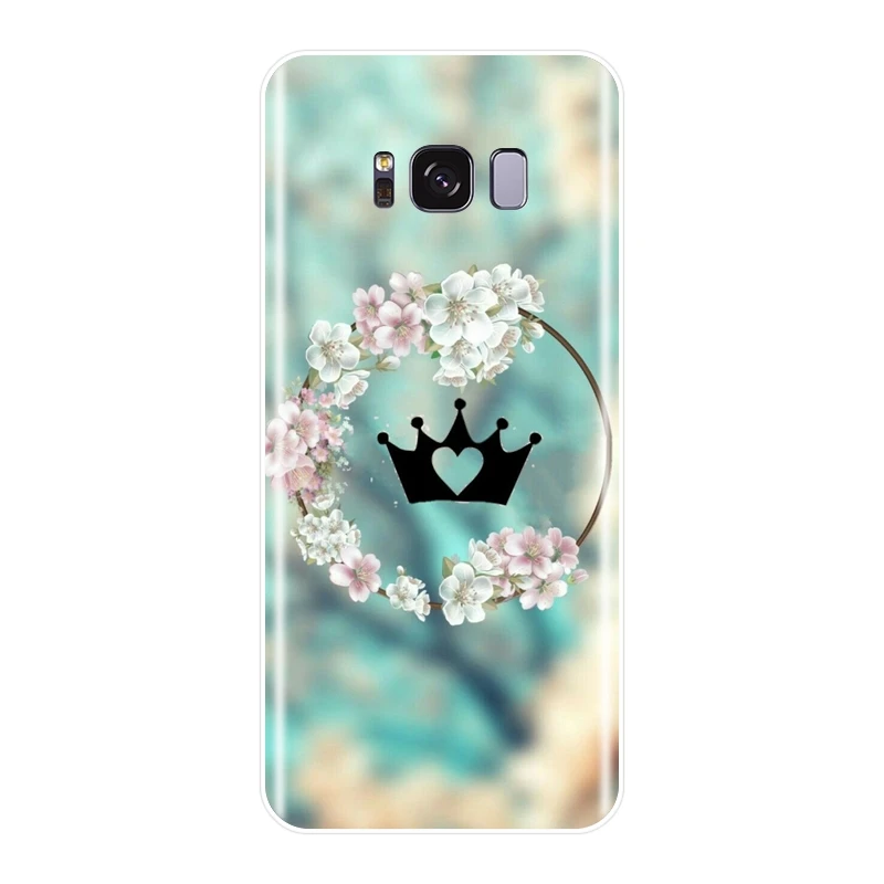 Чехол для телефона Samsung Galaxy Note 4 5 8 9 King и Queen Мягкая силиконовая задняя крышка S5 S6 S7