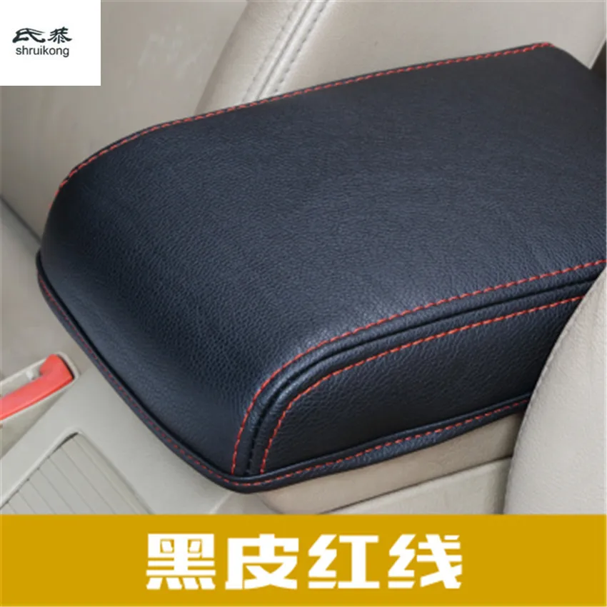 

1 шт. для 2015-2018 SKODA Octavia A7, автомобильные аксессуары из искусственной кожи, защитный чехол для подлокотника