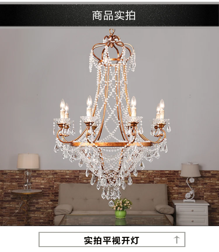 Американская дуплексная хрустальная люстра для дома отеля магазина одежды зала