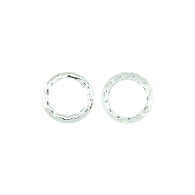 100 шт./лот 3D Круглый дизайн медные принадлежности для дизайна ногтей золотого и