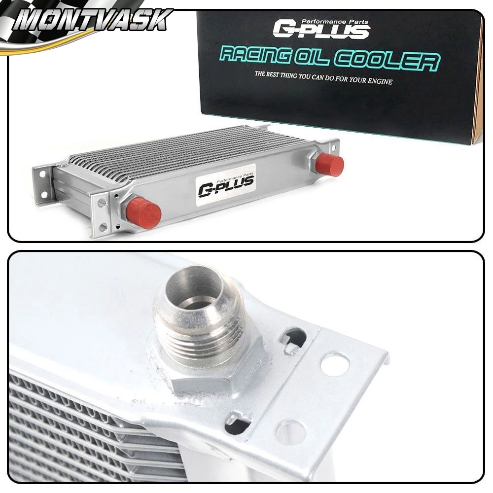 Universal 28 Row Engine Oil Cooler AN10 + 7&quot 12V Electric Fan Kit | Автомобили и мотоциклы