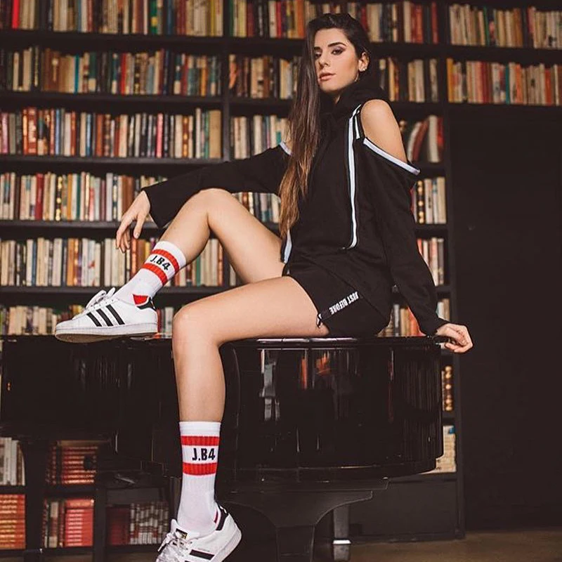 InstaHot розовые женские свитшоты с капюшоном Длинные полосатые черные свитшоты толстовки с длинными рукавами свободные повседневные топы в стиле хип-хоп