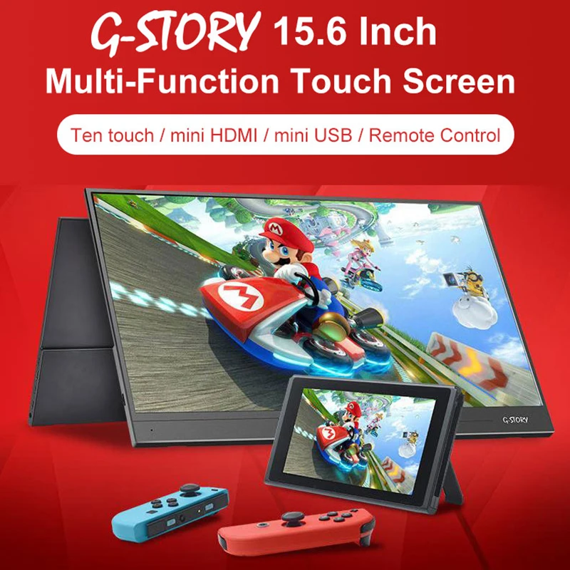 G-STORY 15 6 дюймов ультратонкий HDR 4K ips Panle портативный монитор Встроенные динамики