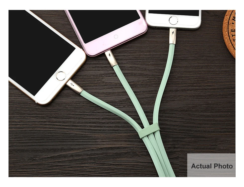 TOTU 3 в 1 для мобильного телефона Android USB кабель для iPhone X 8 7 6 быстрая зарядка зарядное устройство Micro Usb линия type C USB кабель