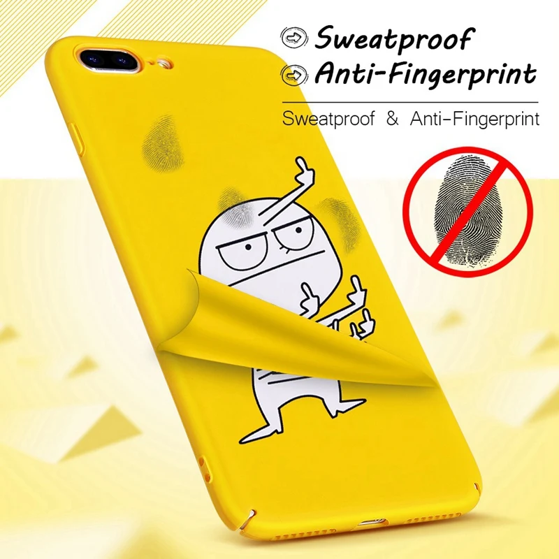 Роскошный милый чехол для iPhone 7 Plus жесткий телефона из ПК с забавным мультяшным