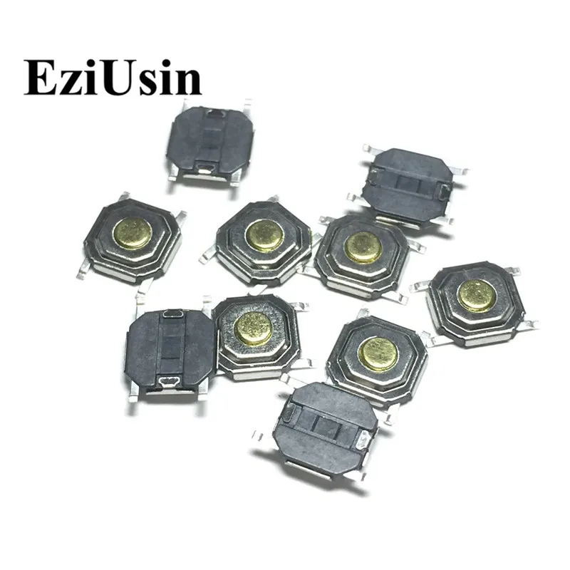 EziUsin 100pcs 4*4*1.5 Copper Waterproof LCD Monitor Keyboard Touch Button Car Remote Control Key Switch Tablette PCB | Обустройство