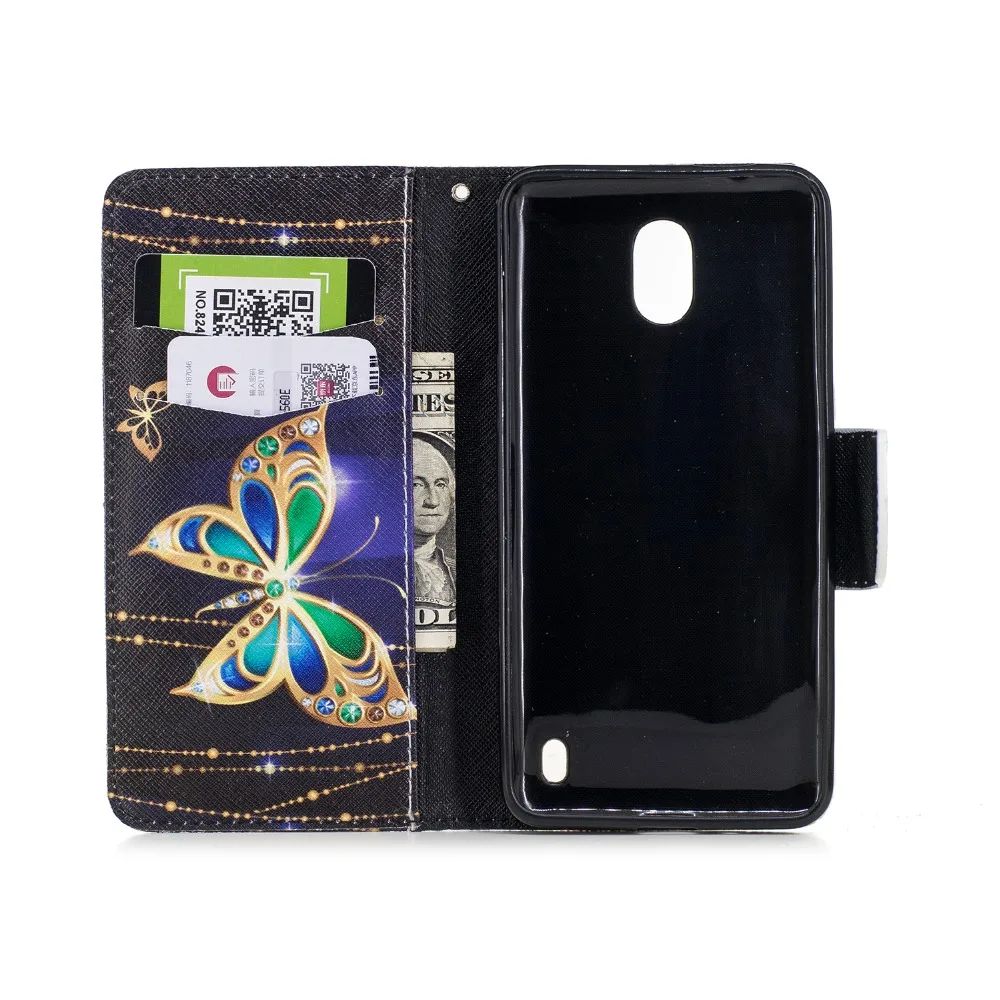 Чехол кошелек для fundas Nokia 2 Nokia2 чехол coque 5 &quot+ держатель карт| |
