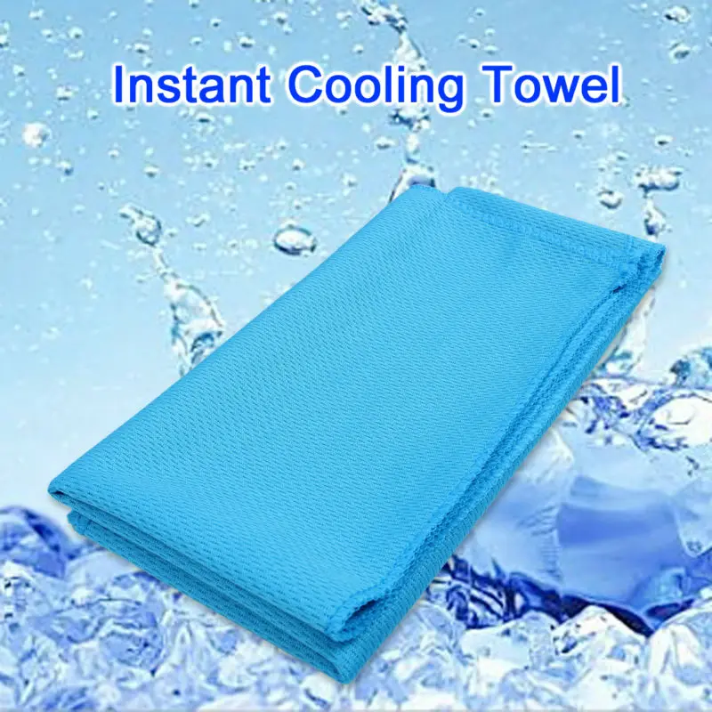 1х полотенце со льдом для мгновенного охлаждения спортивное повязка на голову