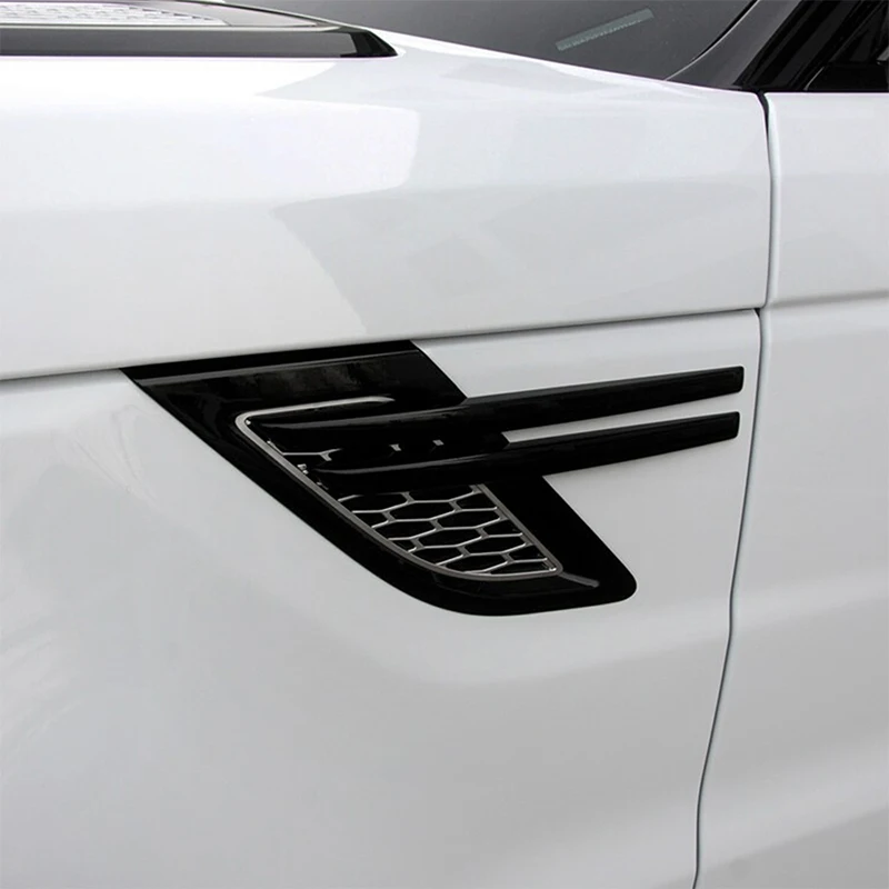 Набор из 4 шт. черный и серебристый ABS боковые полосы крыла для Range Rover Sport Range Rover Sport автомобильные аксессуары
