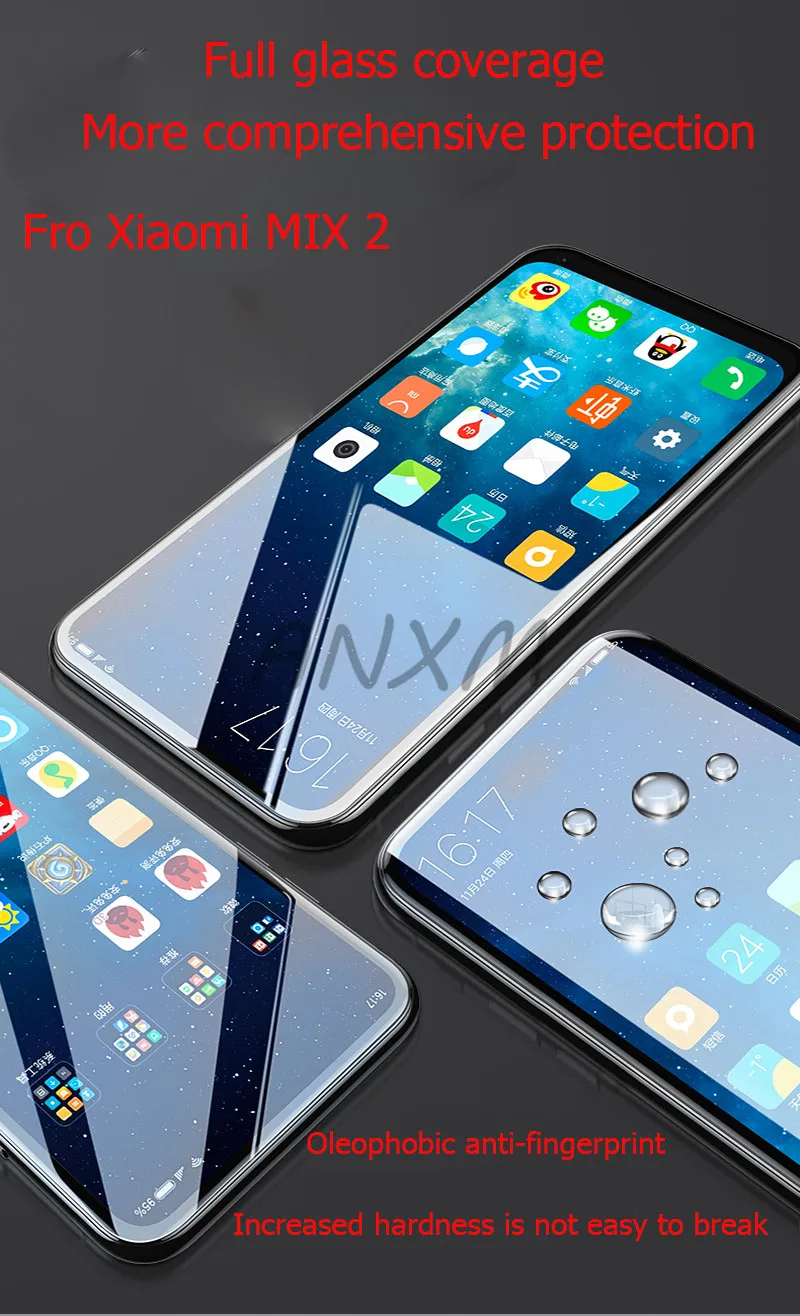 2 шт. стекло для Xiaomi Mi MIX S mix2 защита экрана HD прозрачное закаленное Xiao mi mix2s mix s 9H