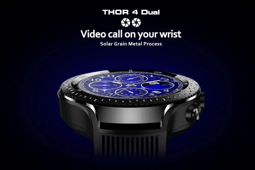 zeblaze Thor 4 Dual 4 г умные часы 5.0MP+ 5.0MP двойная камера Android часы 1," AOMLED дисплей gps/ГЛОНАСС 16 Гб Смарт часы для мужчин