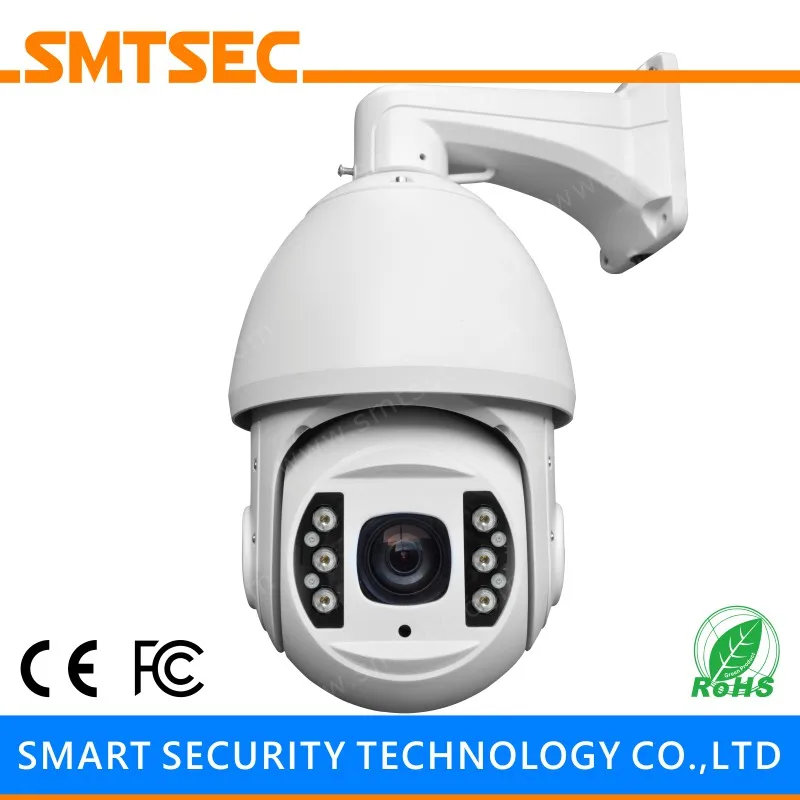 Купольная камера видеонаблюдения Sony IMX178 Hi3516A 5 Мп PTZ H.265 IP 18x оптический зум 150 м для
