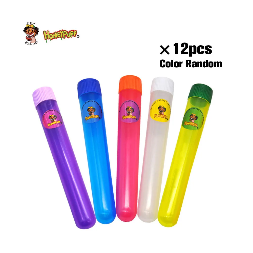 12pcs Plastic King Size Tube Doob 135 MM Vial Waterproof Airtight Smell Proof Odor Cigarette Solid Storage Sealing Container | Дом и сад