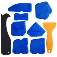 free shipping 9 pieces sealant tools caulking kit silicone sealant scraper sealant finishing tool caulking tool kit