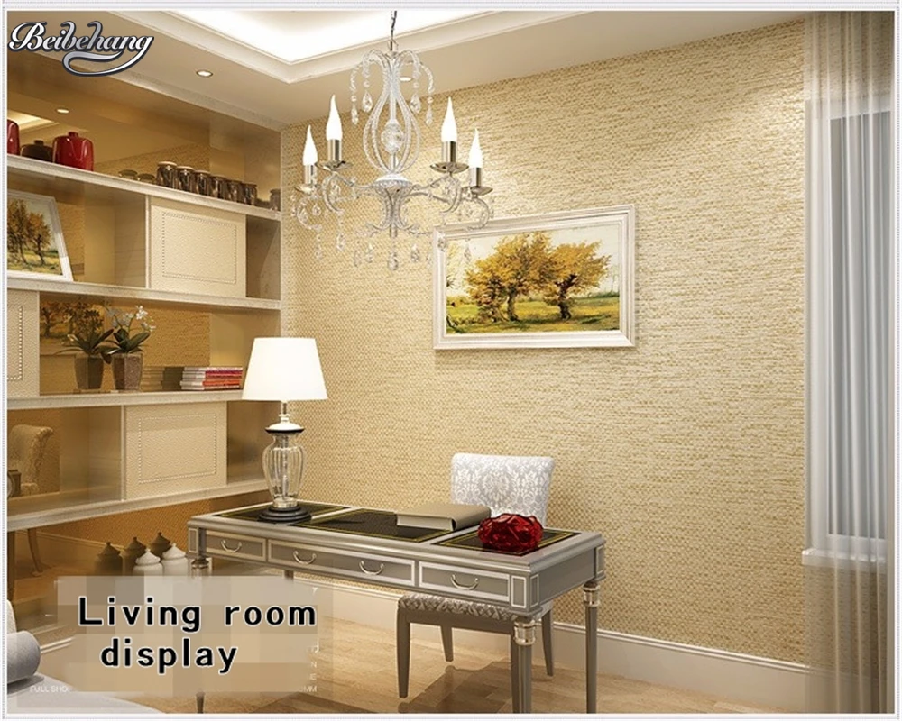 

Beibehang Modern Pure Silk Vertical Striped Wall paper 3D Living Room Wallpaper Stitching Wallpaper Roll wallpaper for walls 3 d