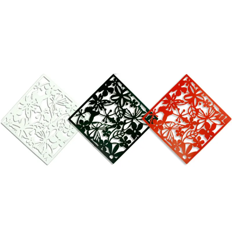 Подвесной экран разделитель для комнаты полый цветок 3 цвета занавес дома & Amp