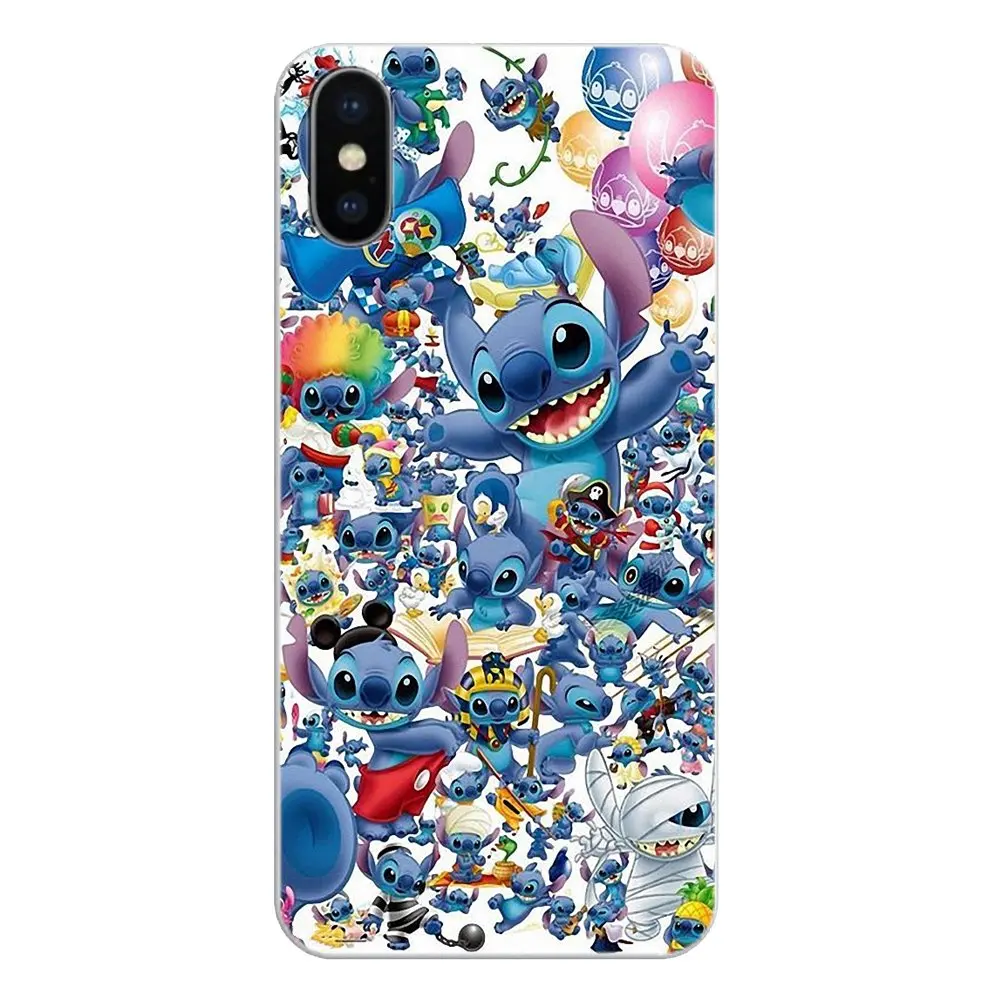Soft Silicone TPU Case For Xiaomi Redmi 4X S2 3S Note 3 4 5 6 6A Por Pocophone F1 Mi Lilo and Stitch Ohana sweety FAMIL |