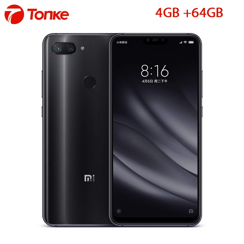 Оригинальный Xiaomi mi 8 Lite 4 ГБ 64 Snapdragon 660 6 26 &quot19:9 Notch полный экран AIE Octa Core 24MP