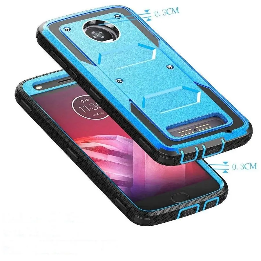 YUMQUA чехол для Motorola Moto Z2 Play/Z2 Force Case Shock Adsording Hybrid Прочный ударопрочный защитный motorola