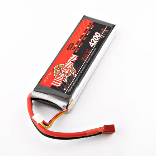 1 шт. дикая Скорпион Lipo батарея RC 7 4 V 4200mAh 35C 2S для радиоуправляемого квадрокоптера
