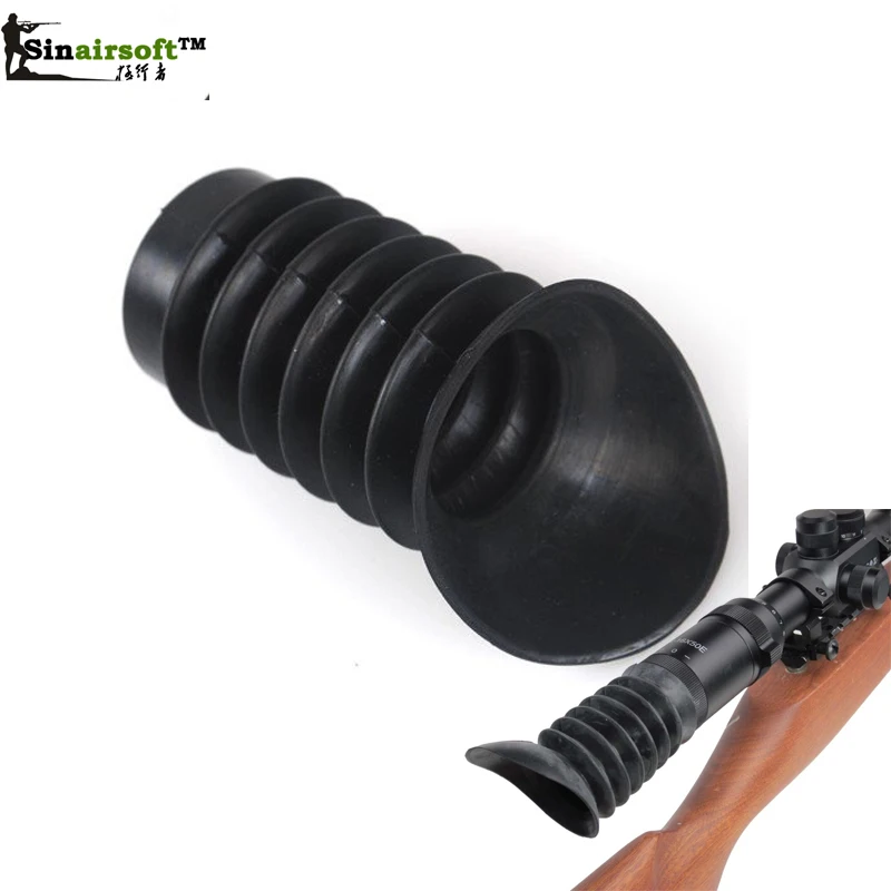 New 38mm (flexible ) Scalability ocular Soft rubber eye protector cover for Air Gun combat rifle scope Hunting | Спорт и развлечения
