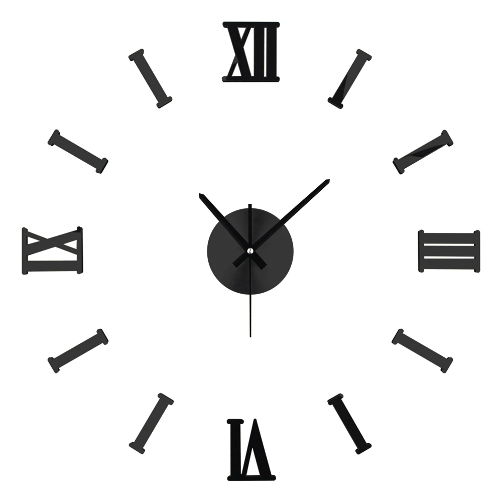 Modern Style DIY Acrylic Wall Clocks 3D Stickers 2019 New Arrivals Quartz Clock Needles Home Decor Relogio De Parede | Дом и сад