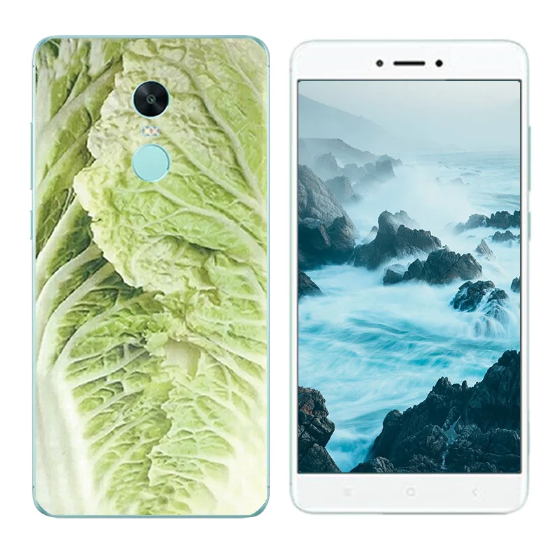 Чехол для Xiaomi Redmi Note 4x Мягкий силиконовый прозрачный ТПУ чехол принт пианино