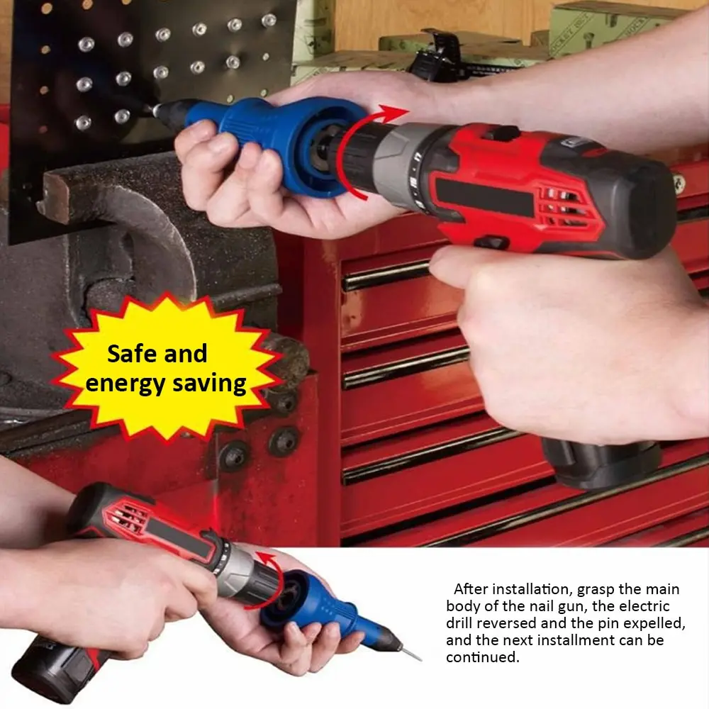 Заклепочная гайка инструмент для электрической дрели Пистолет заклепок