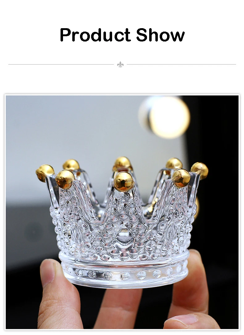 Стекло Royal Crown губкой держатели Puff Дисплей стенд спонж в форме яйца сушилка кронштейн Хранение Косметики Косметическая пуховка Органы