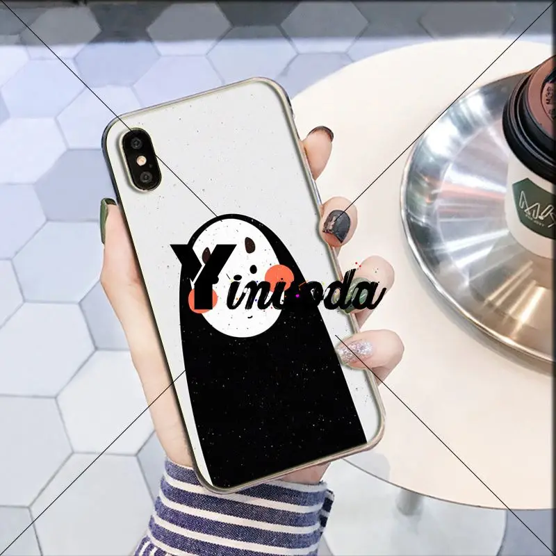 Yinuoda чехол для телефона с изображением аниме Ghibli Миядзаки без лица iPhone X XS MAX 6 6s 7