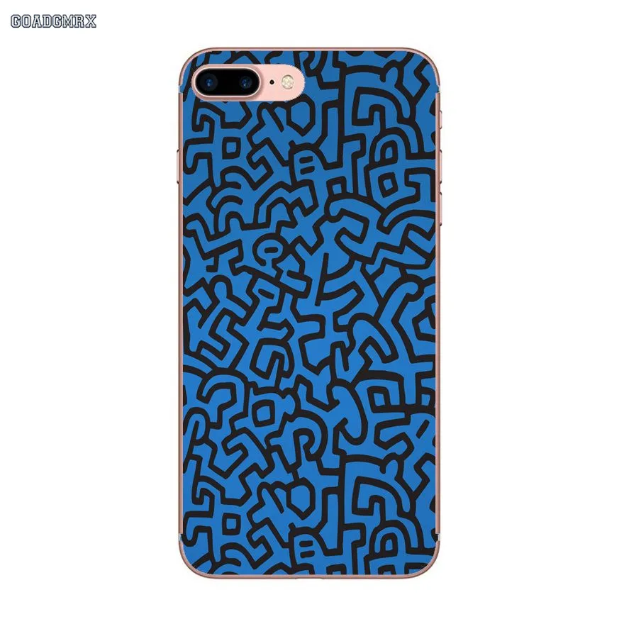 Soft Shell Covers Keith Haring Silicone For Xiaomi Redmi 3 3S 4 16G 32G 4A 4X Note 5 5A Pro Mi 4I 4C 5S 5X 6 6X Max 2 | Мобильные