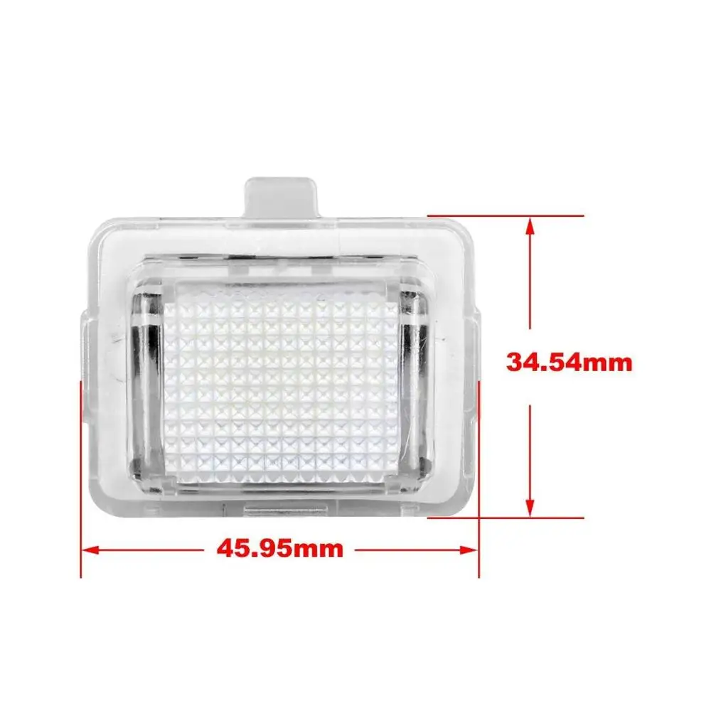 2 шт. ошибок SMD СВЕТОДИОДНЫЙ номерной знак светильник набор для Mercedes W204 W212 C207 C216