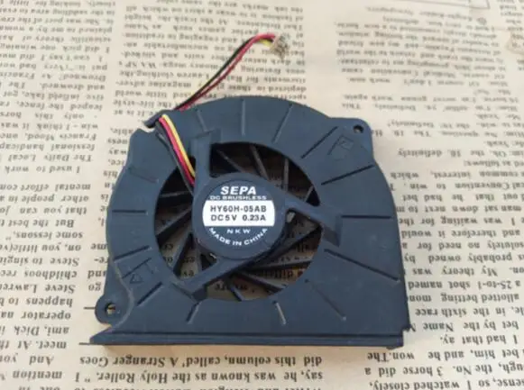 Оригинальный трехстрочный вентилятор для ЦП ноутбука SEPA HY60H 05AB 5V 0.23A G50|Кулеры и