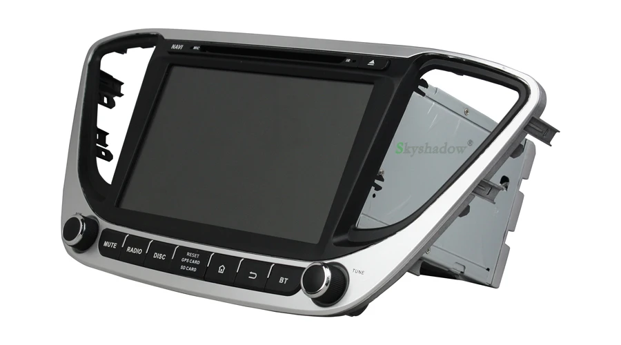 Автомобильный dvd-плеер HD ips TDA7851 DSP Android 9,0 8 ядерный 4 Гб+ 32 ГБ gps карта RDS радио wifi Bluetooth 4,2 для hyundai Verna 201