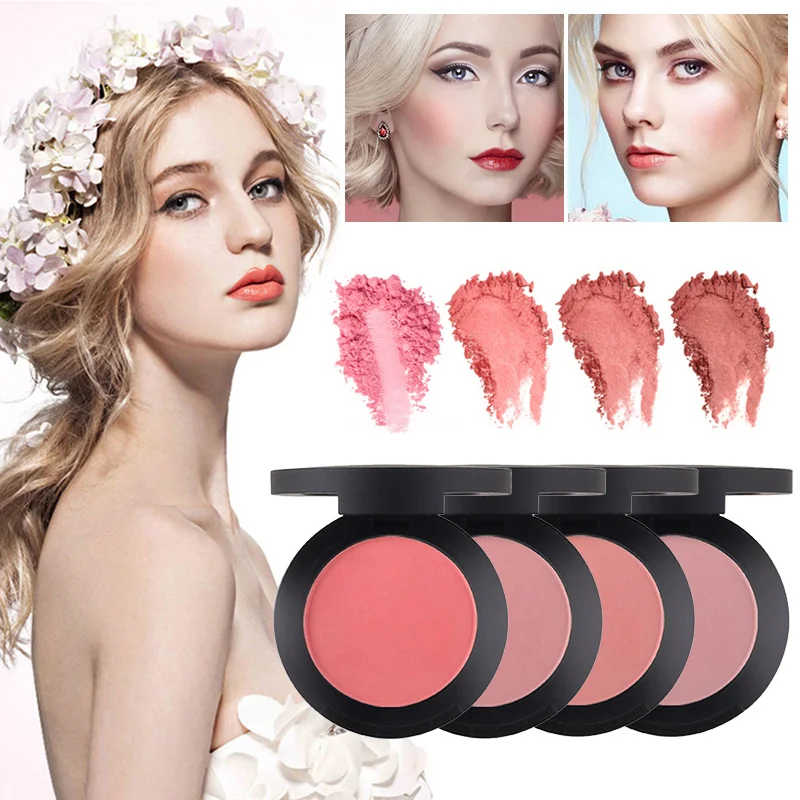 Новые 8 цветов уход за кожей лица минеральный пигмент Макияж Румяна brozer Cosmestics Профессиональный палитра румяна Контурные тени макияжа TSLM1