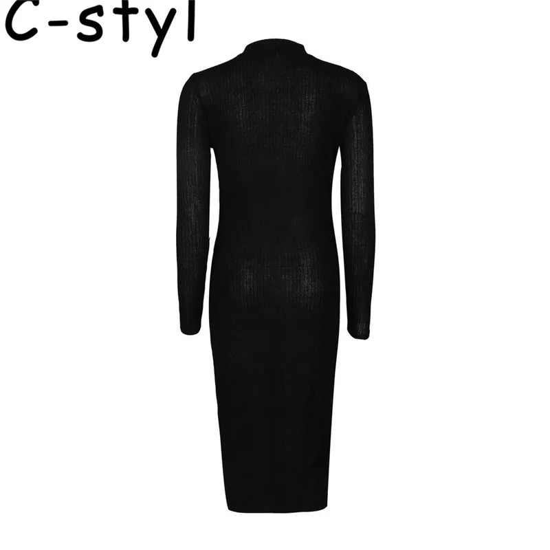 Elegant Gray Sleeveless Knitted Casual Dress Women Evening Party Bodycon Girls Ladies Autumn Long Sexy Pencil Vestidos |