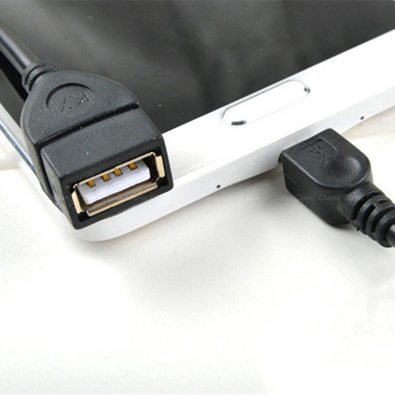 Прочный кабель Micro USB OTG многофункциональный короткий для Android адаптер 15 см