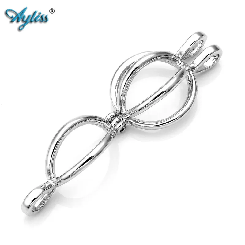 Ayliss ожерелье с медным покрытием белым K эфирным маслом полый стая подвеска 7