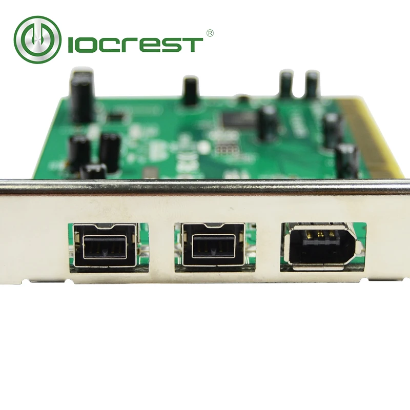Плата IOCREST PCI 3 порта Firewire Ieee 1394 2 1394B и 1 порт набор микросхем 1394A TI8280|to pci|1394b pci cardpci
