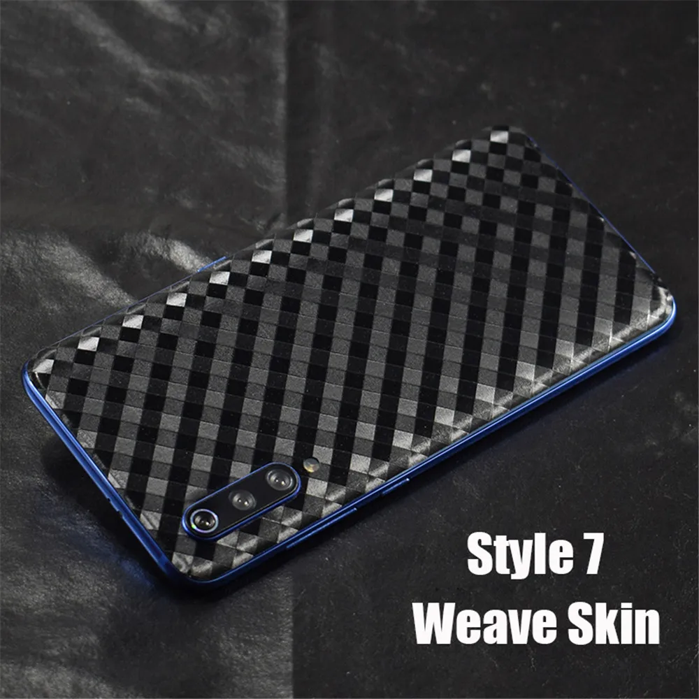 Phone Sticker For Xiaomi Mi Mi9 9 8 Lite A2 MiX3 Film Carbon Fiber Protective Redmi Note 7 5 6 Pro |