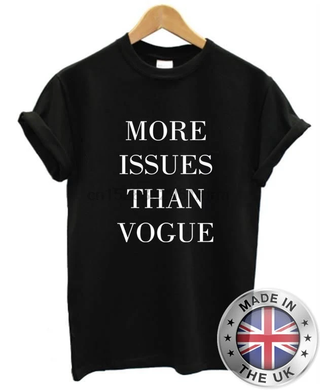 Больше проблем чем Vogue Мужская Женская футболка Funny забавная Tumblr Повседневная
