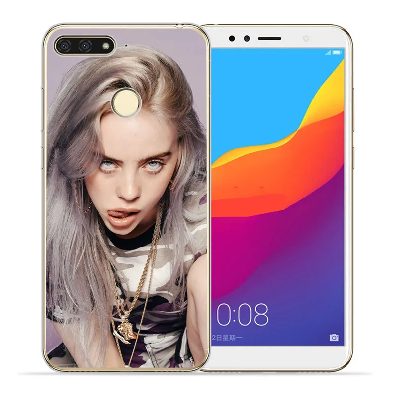 Роскошный чехол Billie eilish для Huawei Honor 10 9 8 8X 8C 7A 7C 7X7 6X 6A 20 Pro V20 20i Lite чехол для телефона Funda Coque Etui capa
