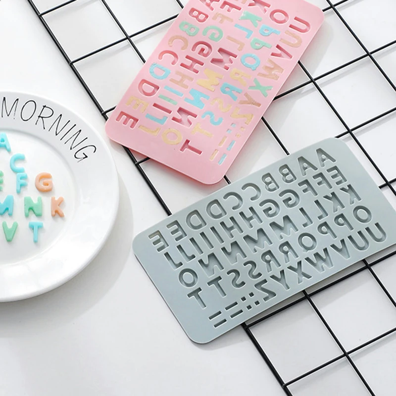 Английские заглавные русский алфавит силиконовая форма для выпечки сахар-Кандис