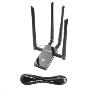 5 ГГц usb Wi-Fi адаптер 1900 Мбитс 802.11ac междугородний wifi приемник 4 * 6dBi антенны двухдиапазонный USB 3,0 Ethernet адаптер