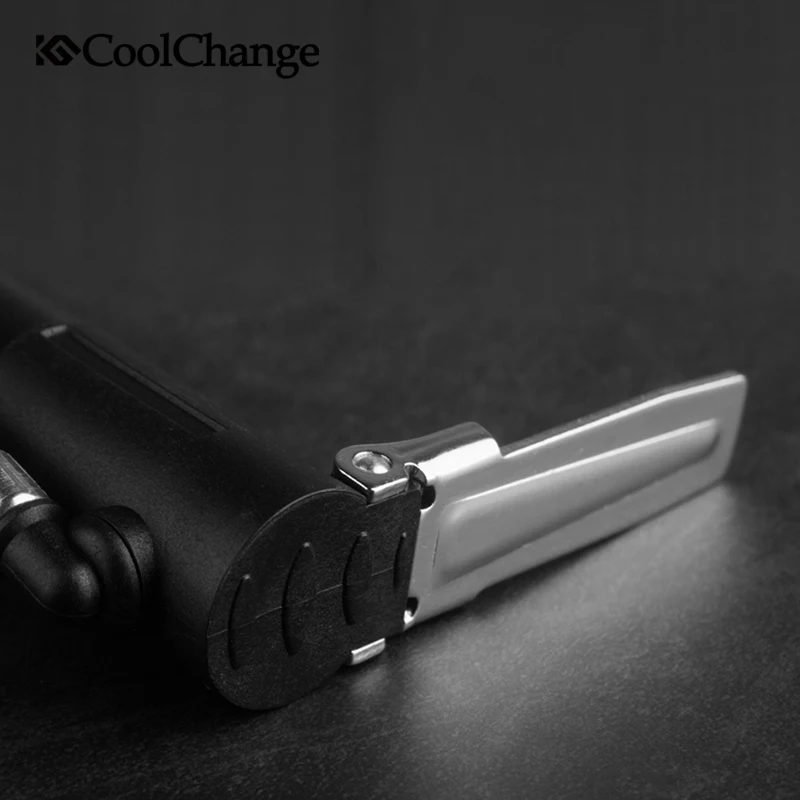 CoolChange 120PSI мини велосипедный насос алюминиевый сплав дорожный MTB велосипед шины портативный насос велосипедный воздушный насос манометр