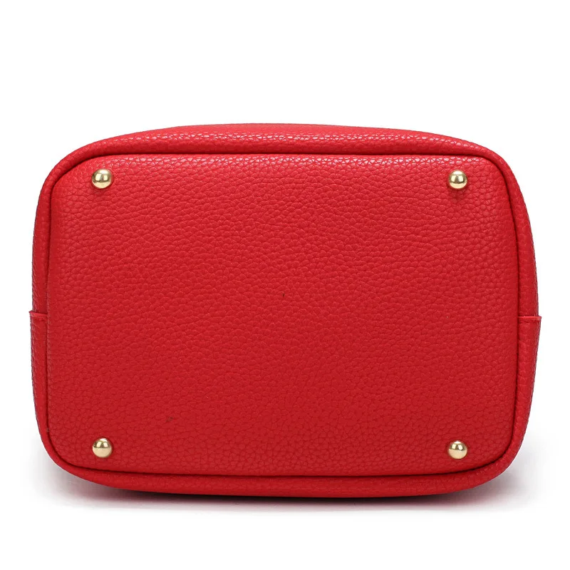 

Top-Handle Women Bags Fashion Pu Women's Leather Handbags Black Women Bag Fur ball Bag Ball High Quality Small Bucket Bags Sac